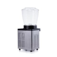 Samixir Panoramik Dijital Köpüklü Ayran Dispenseri, 22 L, Inox, 35X40X82 cm, KAM22.DI