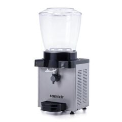 Samixir Panoramik Dijital Köpüklü Ayran Dispenseri, 22 L, Inox, 35X40X82 cm, KAM22.DI