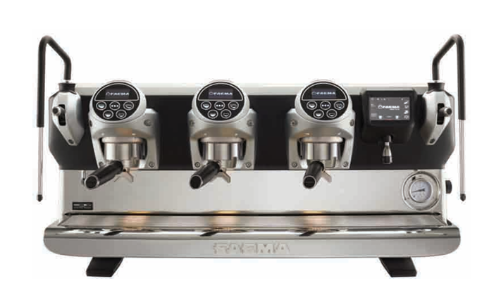 Faema E71 E A/3 5 Button Siyah Tam Otomatik Espresso Kahve Makinesi, 3 Gruplu, E71 E A/3 5 BUTTON SİYAH