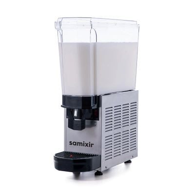 Samixir Klasik Mono Soğuk İçecek Dispenseri, 20 L, Inox, Karıştırıcılı, 18x52x66 cm, 20.MI