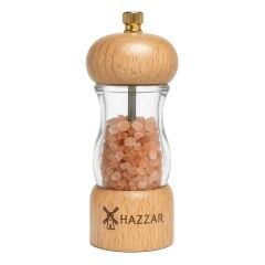 Hazzar Akrilik Ahşap Tuz/Biber Değirmeni Seramik 16 Cm DSAA-160